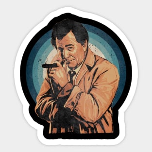 Graphic Vintage Columbos Character Film Sticker